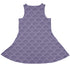 Moonlit Scallop Nouveau Lilac Sleeveless Dress back