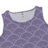 Moonlit Scallop Nouveau Lilac Sleeveless Dress close front
