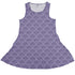 Moonlit Scallop Nouveau Lilac Sleeveless Dress front