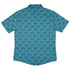 Moonlit Scallop Nouveau Teal Button Up Shirt Back