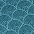 Moonlit Scallop Nouveau Teal Button Up Shirt Pocket