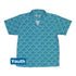 Moonlit Scallop Nouveau Teal Youth Hawaiian Shirt Front