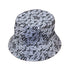 Moonlit Serpent Bucket Hat Gray Stitching