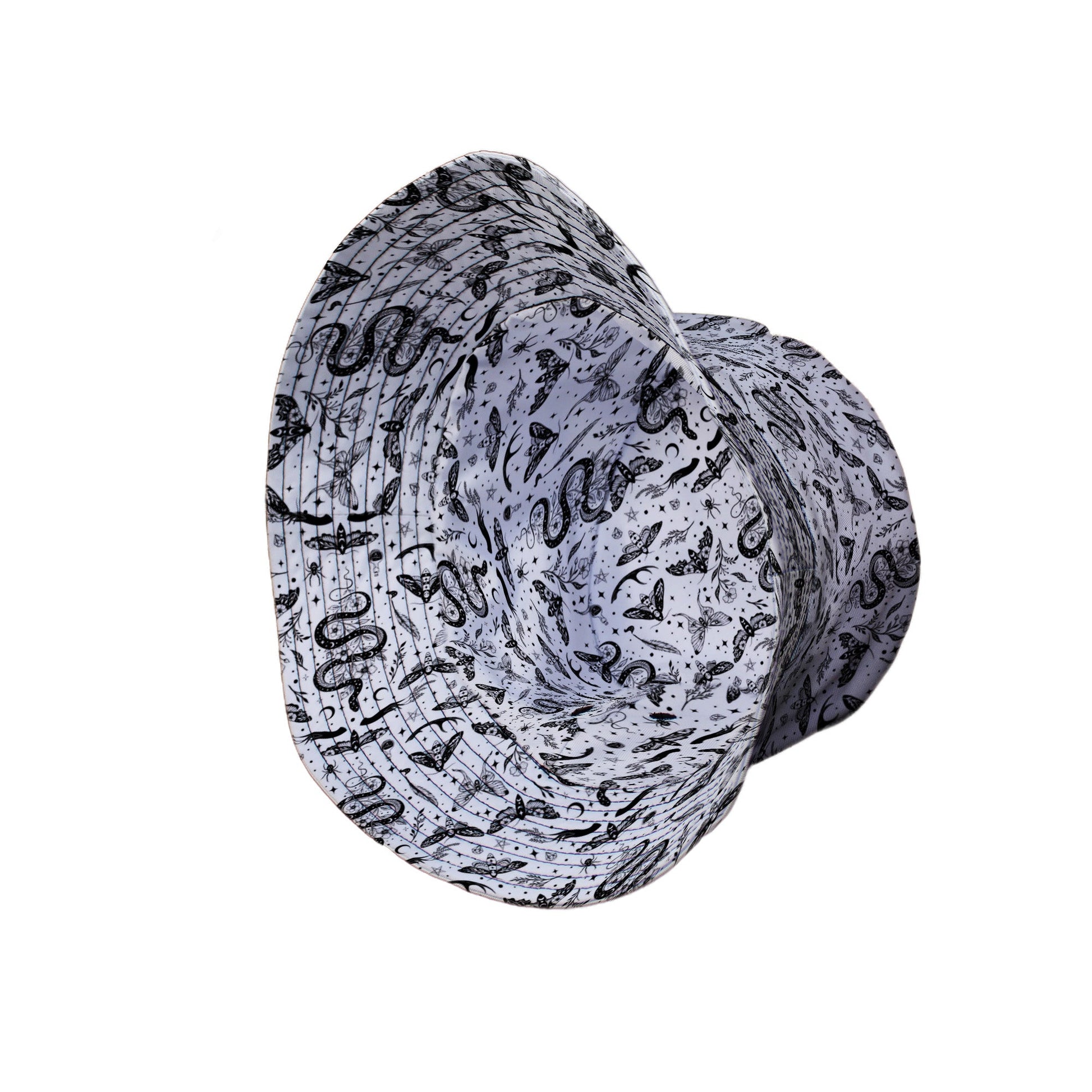Moonlit Serpent Bucket Hat Side View
