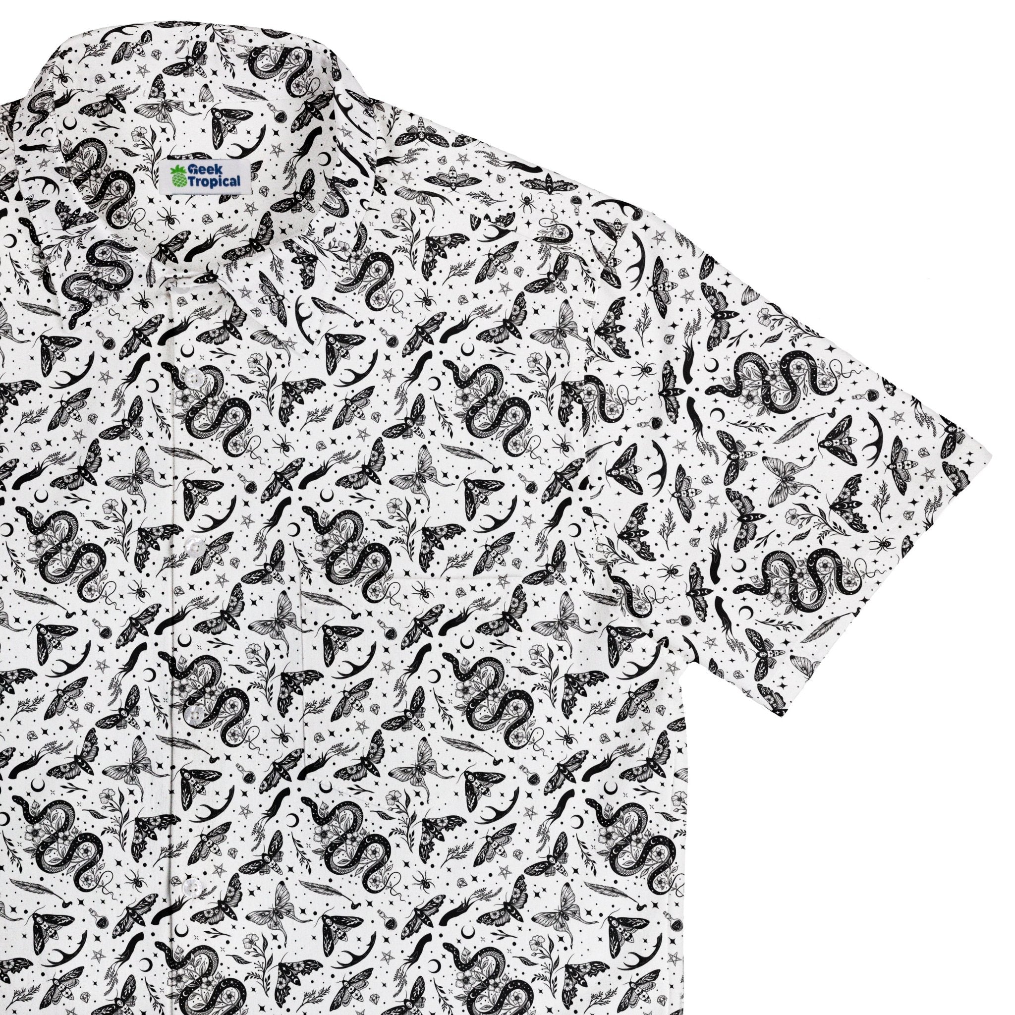 Moonlit Serpent Button Up Shirt 1