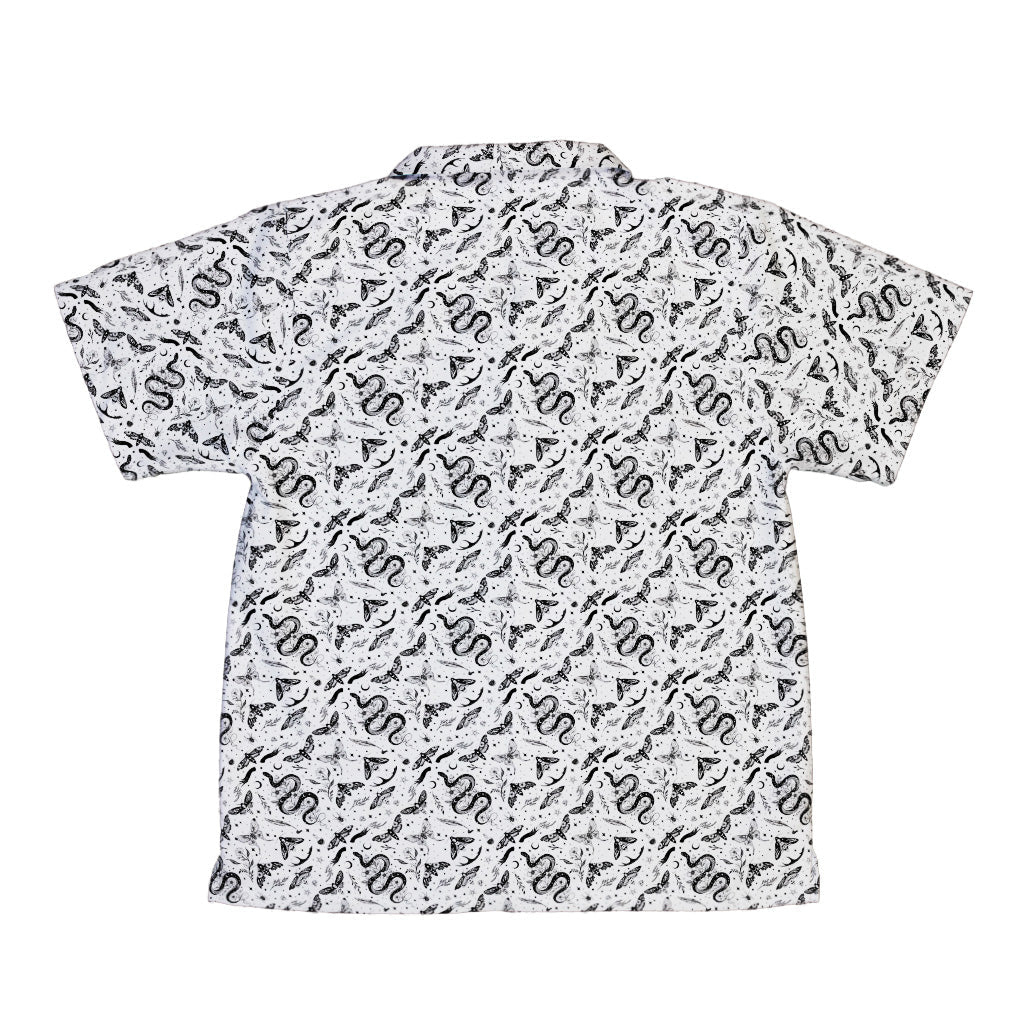 Moonlit Serpent Youth Hawaiian Shirt Back