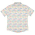 Morse Code Pastel Button Up Shirt Back