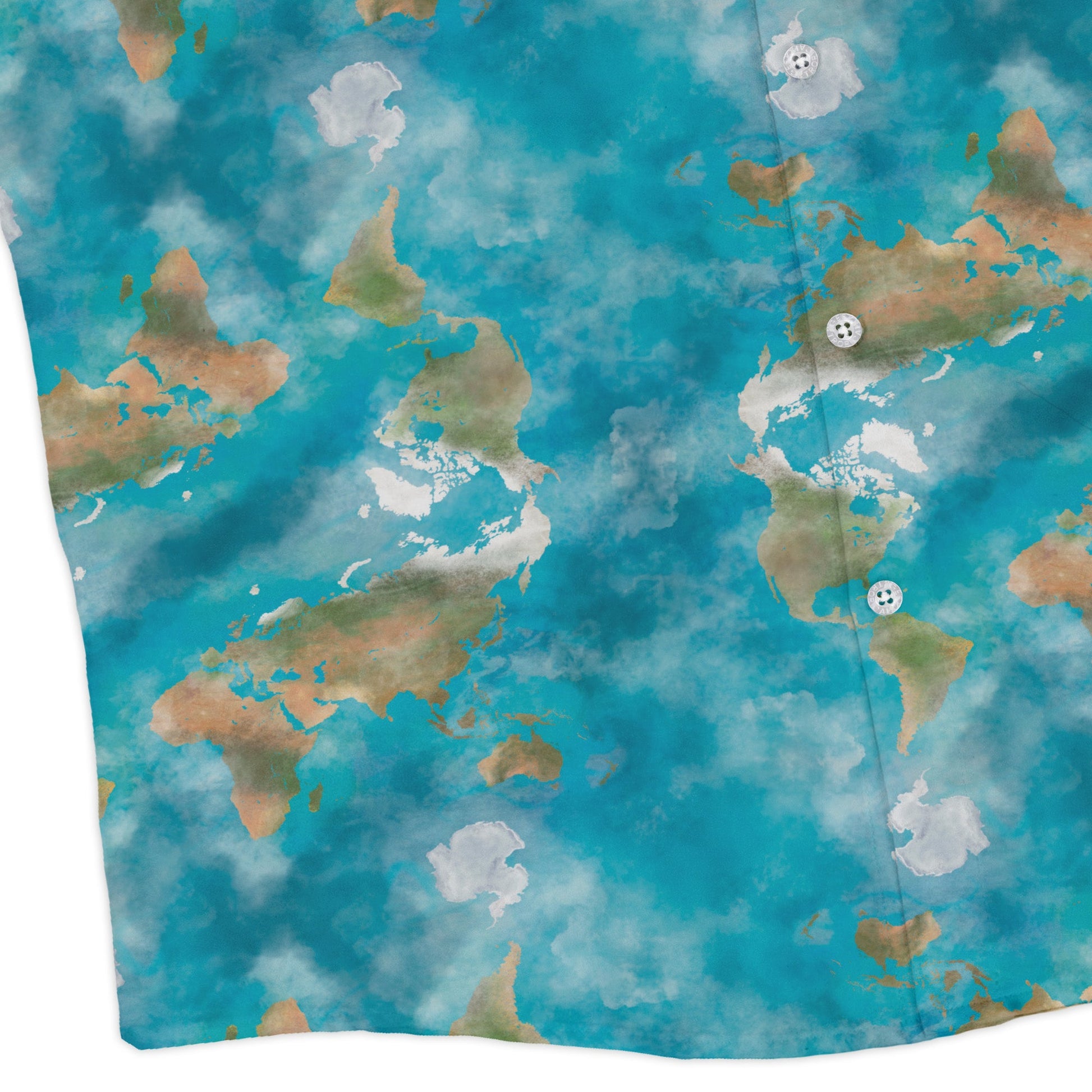 Mother Earth Long Sleeve Button Up Shirt Geek Nerd adult sizing Designs by Nathan FLOW DESC WRITING