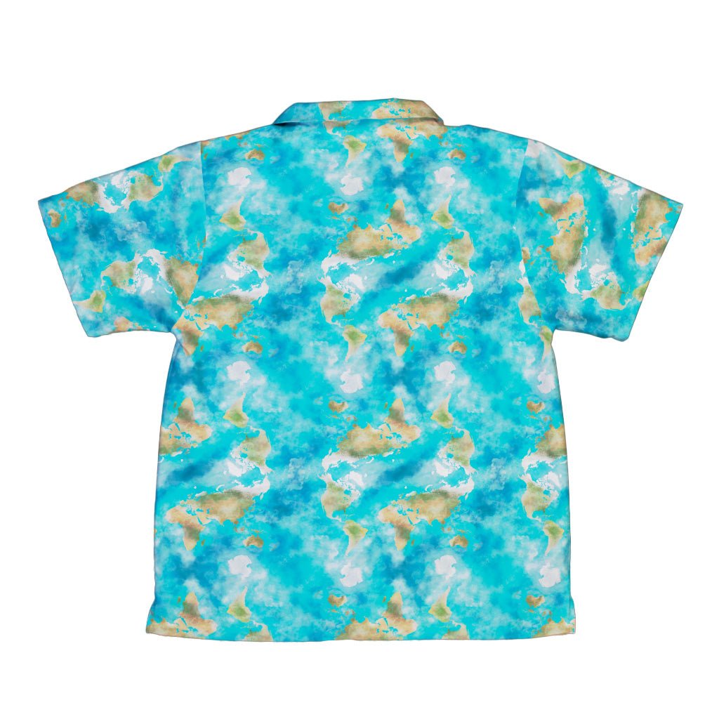 Mother Earth Youth Hawaiian Shirt - Designs by Nathan - outer space & astronaut print - Q3