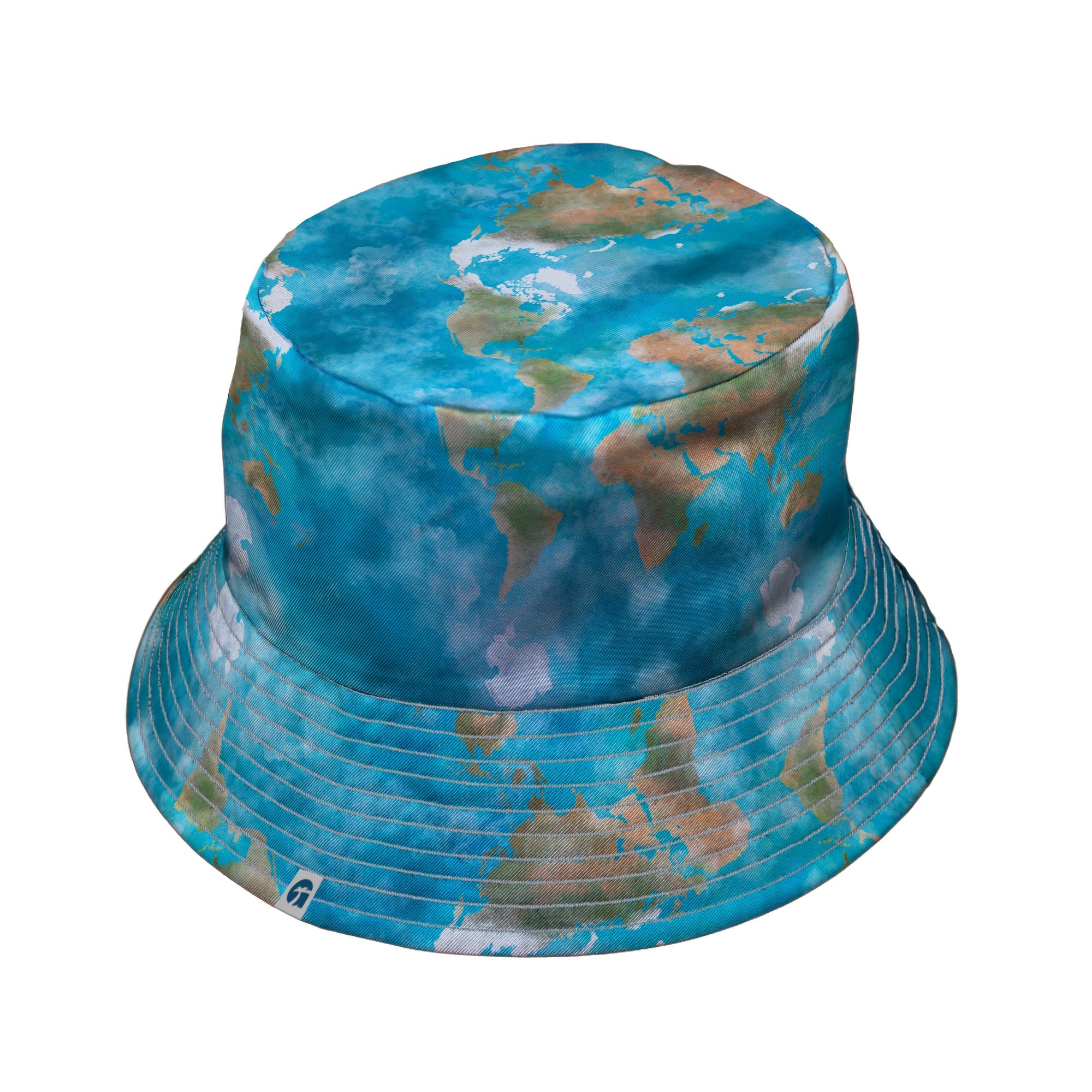 Mother Earth Bucket Hat - Designs by Nathan - lx - B - outer space & astronaut print