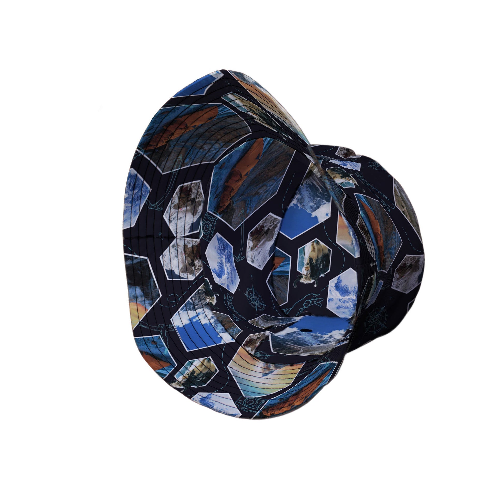 Mt Everest Wonder Bucket Hat Geek Nerd 0925 Designs by Nathan FLOW DESC WRITING