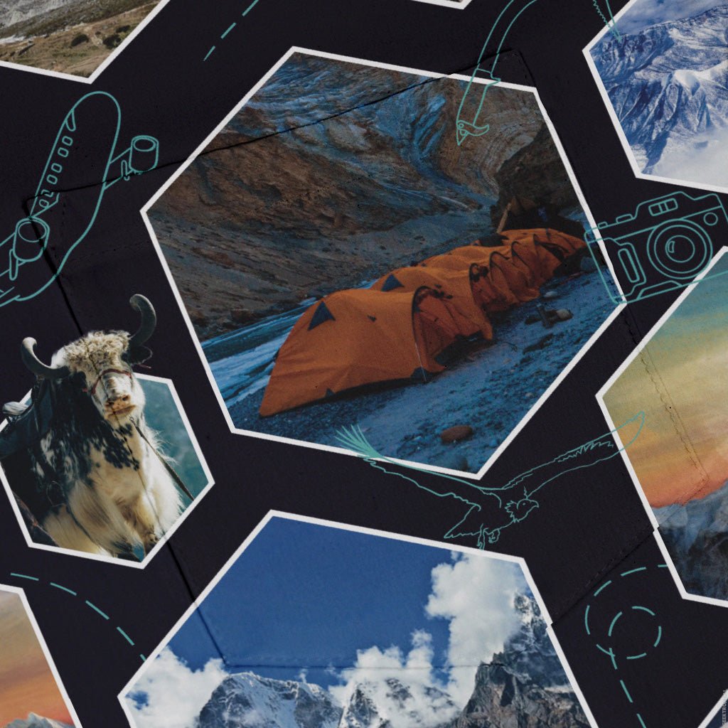 Mt Everest Wonder Button Up Shirt Geek Nerd 0925 adult sizing All Adult Button Up Shirts