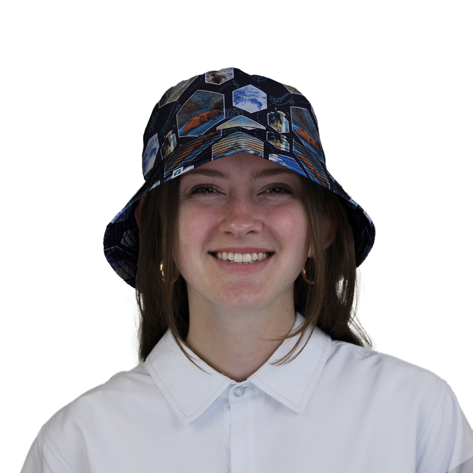 Mt Everest Wonder Bucket Hat Geek Nerd 0925 Designs by Nathan FLOW DESC WRITING