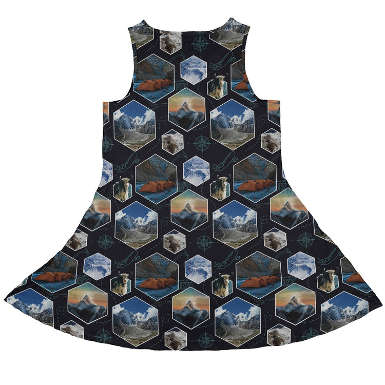 Mt Everest Wonder Dress Geek Nerd 0925 Designs by Nathan FLOW DESC WRITING
