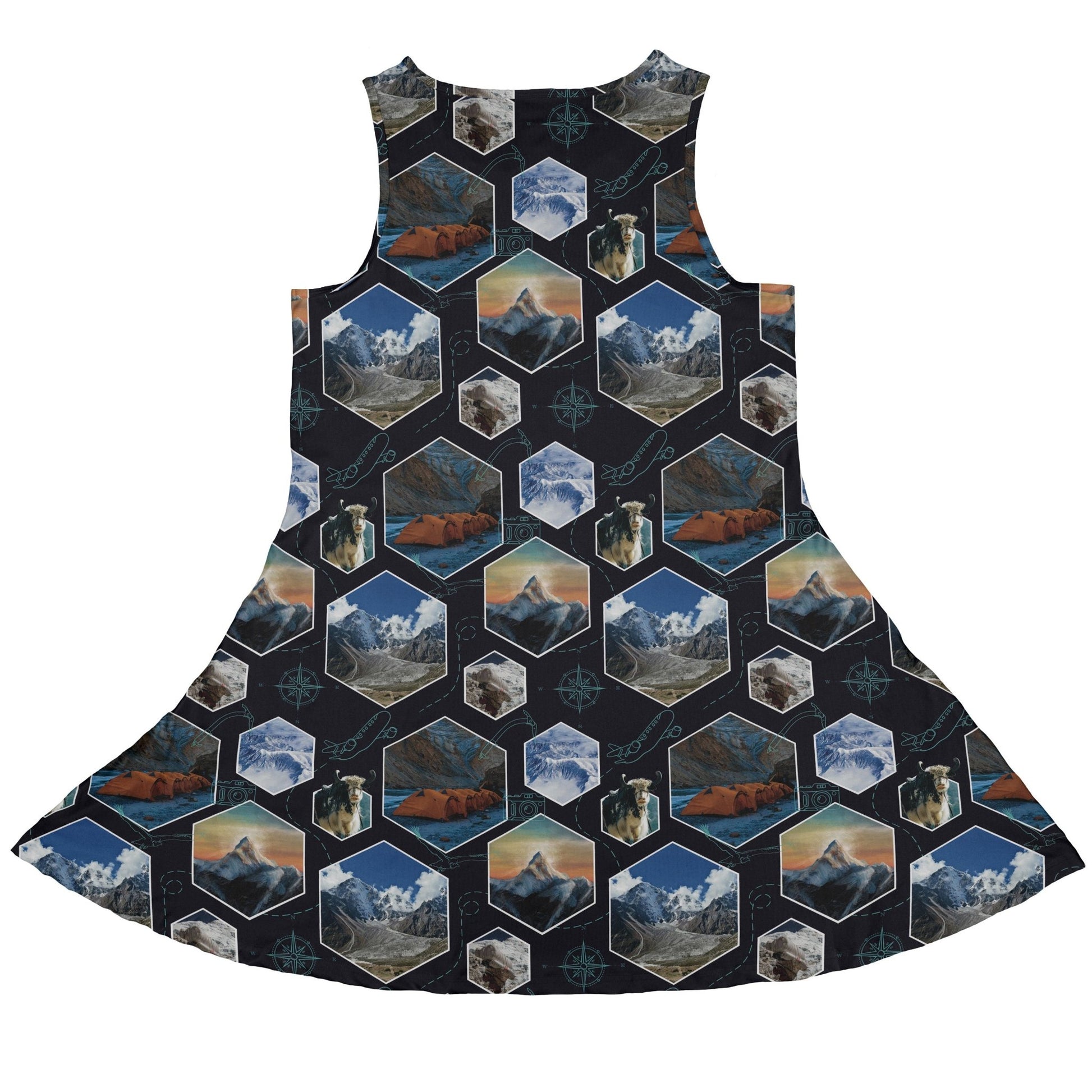 Mt Everest Wonder Dress Geek Nerd 0925 Designs by Nathan FLOW DESC WRITING