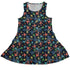 Multi Colored Airplanes On Blue Dress Geek Nerd aviation print lx - C