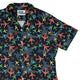 Multi Colored Airplanes on Blue Curvy Button Up Shirt Geek Nerd aviation print women
