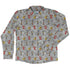 Munchkin Classes Long Sleeve Button Up Shirt Geek Nerd board game print Designs by Nathan FLOW DESC WRITING