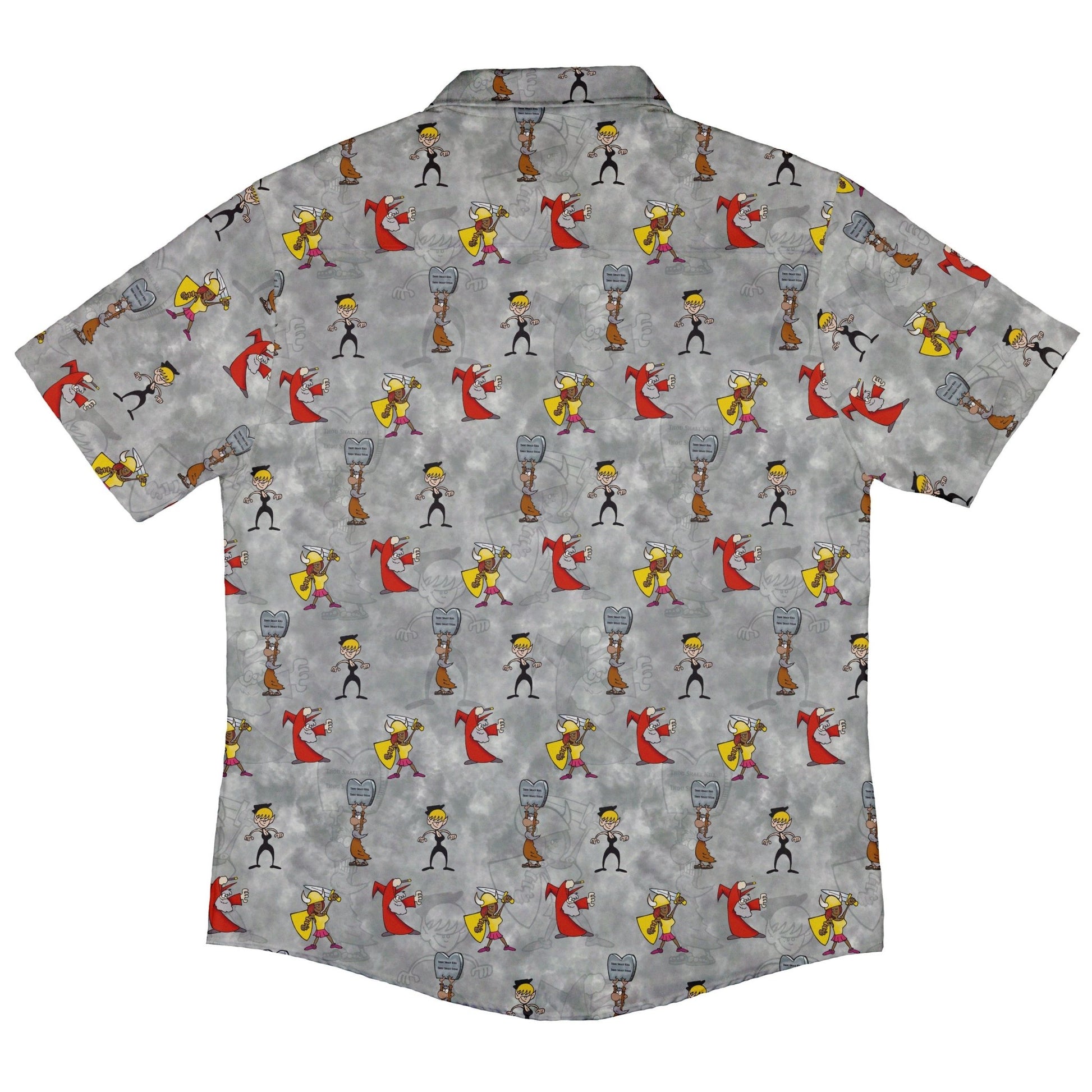 Munchkin Classes Button Up Shirt - board game print - Designs by Nathan - Munchkin print