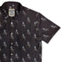 Munchkin Mr. Bones Plain Black Button Up Shirt - board game print - Design by Heather Davenport - Munchkin print