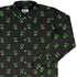 Munchkin Plutonium Dragon Long Sleeve Button Up Shirt Geek Nerd board game print Design by Heather Davenport FLOW DESC WRITING