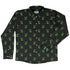 Munchkin Plutonium Dragon Long Sleeve Button Up Shirt Geek Nerd board game print Design by Heather Davenport FLOW DESC WRITING