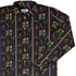 Munchkin Pride Long Sleeve Button Up Shirt Geek Nerd board game print Design by Heather Davenport FLOW DESC WRITING