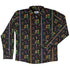 Munchkin Pride Long Sleeve Button Up Shirt Geek Nerd board game print Design by Heather Davenport FLOW DESC WRITING