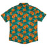 Munchkin Tropical Blossom Button Up Shirt - board game print - Design by Claire Murphy - Munchkin print