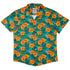 Munchkin Tropical Blossom Button Up Shirt - board game print - Design by Claire Murphy - Munchkin print