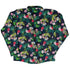 Munchkin Tropical Flower Long Sleeve Button Up Shirt Geek Nerd board game print Design by Claire Murphy FLOW DESC WRITING