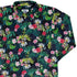 Munchkin Tropical Flower Long Sleeve Button Up Shirt Geek Nerd board game print Design by Claire Murphy FLOW DESC WRITING