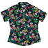Munchkin Tropical Flower Curvy Button Up Shirt Geek Nerd women