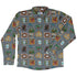 Murder Mystery Board Game Long Sleeve Button Up Shirt Geek Nerd adult sizing board game print Designs by Nathan