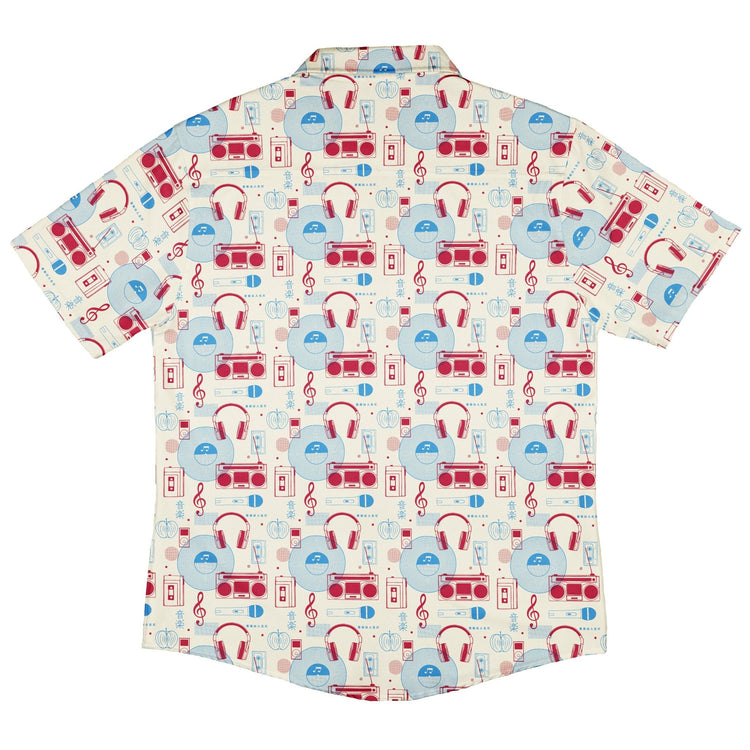 Music Paraphernalia Button Up Shirt Geek Nerd 0925 adult sizing All Adult Button Up Shirts