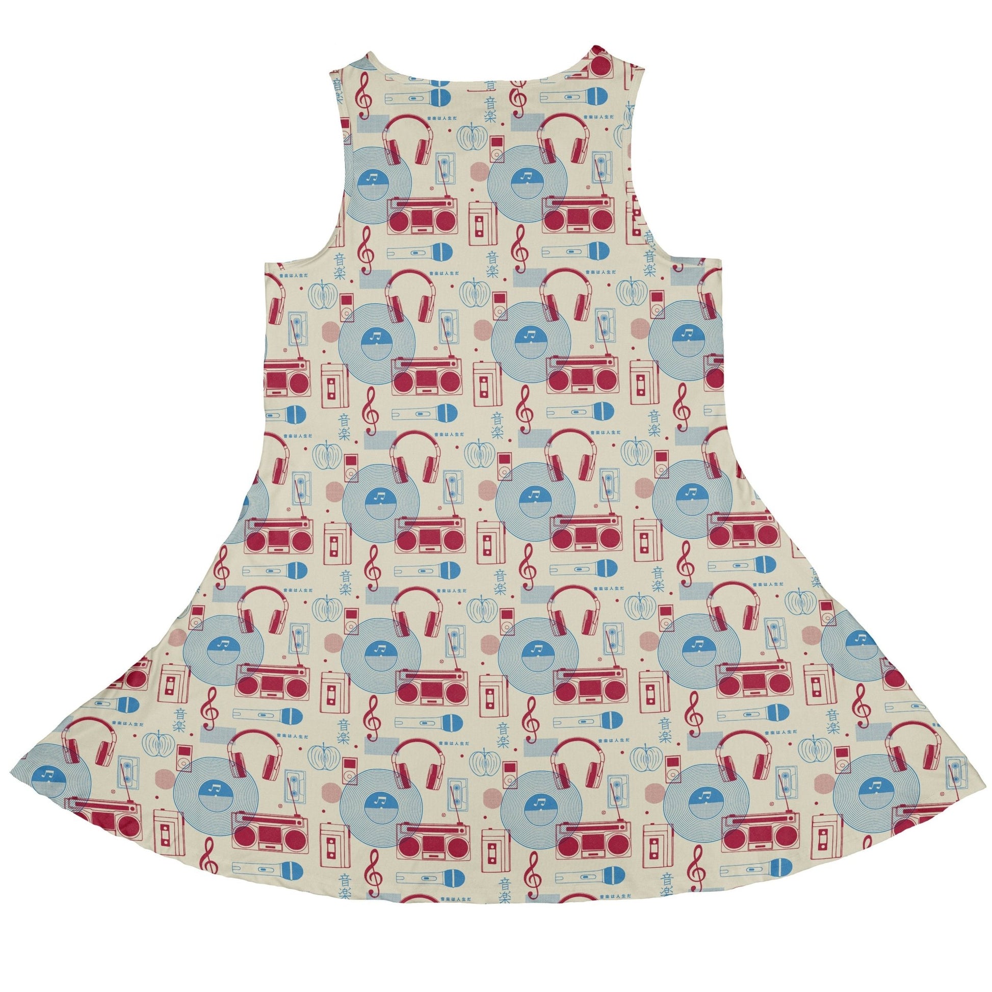 Music Paraphernalia Dress Geek Nerd 0925 Design by Tobe Fonseca FLOW DESC WRITING