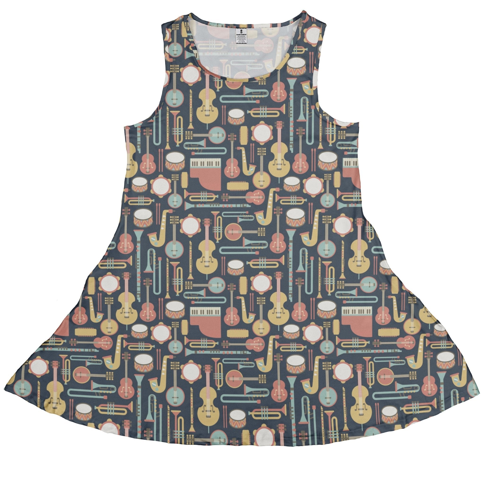 Musical Instruments Dress | Geek Tropical