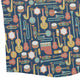Musical Instruments Button Up Shirt - adult sizing - music print -