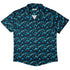 Clearance Ready - to - Ship Dnd Mystic Blue Dragons Button Up Shirt Geek Nerd adult sizing Clearance Designs by Nathan