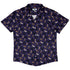 Mystic Cloud Cats Purple Button Up Shirt Hawaiian Front