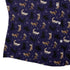 Mystic Cloud Cats Purple Curvy Button Up Shirt womens corner