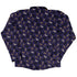 Mystic Cloud Cats Purple Long Sleeve Button Up Shirt back