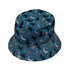 Mystic Cloud Cats Teal Bucket Hat Gray Stitching