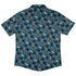 Mystic Cloud Cats Teal Button Up Shirt Back