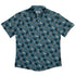 Mystic Cloud Cats Teal Button Up Shirt Flat Front