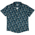 Mystic Cloud Cats Teal Button Up Shirt Hawaiian Front