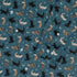 Mystic Cloud Cats Teal Long Sleeve Button Up Shirt sleeve close