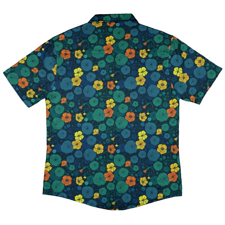 Nasturtium Button Up Shirt Geek Nerd 0925 adult sizing All Adult Button Up Shirts