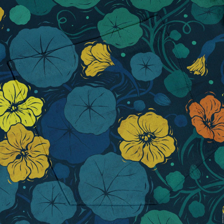 Nasturtium Button Up Shirt Geek Nerd 0925 adult sizing All Adult Button Up Shirts