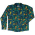 Nasturtium Long Sleeve Button Up Shirt Geek Nerd 0925 adult sizing All Adult Button Up Shirts